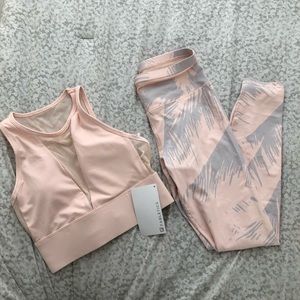 Brand new Fabletics leggings and sports bra set